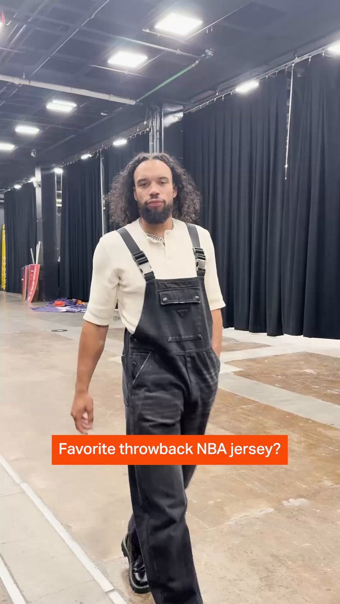 Asked the guys their favorite @NBA throwback jersey in honor of Jersey Day 💥 