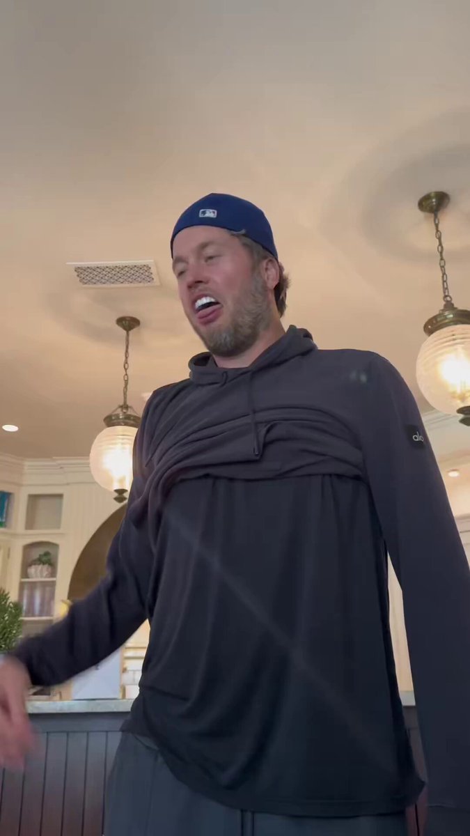 Yikes: Matthew Stafford and his wife, Kelly, have gone viral on social media for their most recent TikTok together.

😳😳😳 
