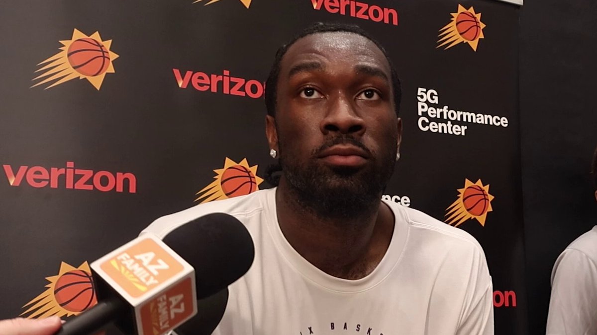 “Been looking forward to playing since I’ve been here.”

Suns big Mark Williams on Wednesday's opener.

On rookie extension: “I’ll just let my game take care of itself. Just focus on basketball, just focus on team and having and really good year.”

Will be restricted free agent as he enters final year of his 4-year, $18M deal. #Suns