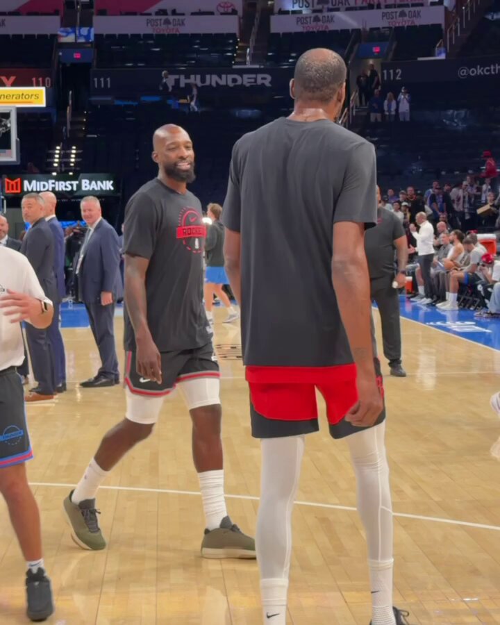 From draft day in 2007... to opening night in 2025!

Jeff Green 🤝 Kevin Durant 