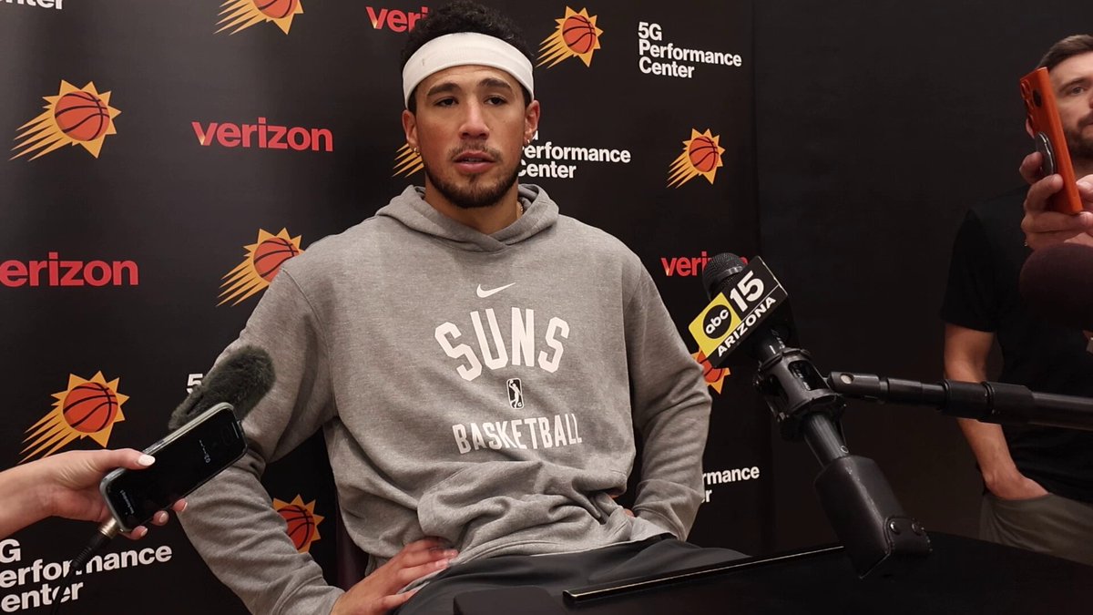 From Tuesday: 

“I always expect to win games. That’s my expectation. I understand we’re young, I understand we have some learning to do, but that’s the nature of the game. We take it day-by-day.” Devin Booker.

Phoenix Suns open 2025-26 season tonight vs. Sacramento Kings. #Suns 
