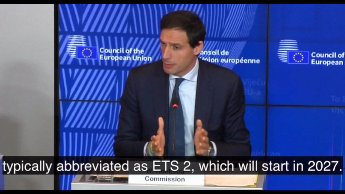 Image for the Tweet beginning: Europejski komisarz ds. klimatu @WBHoekstra