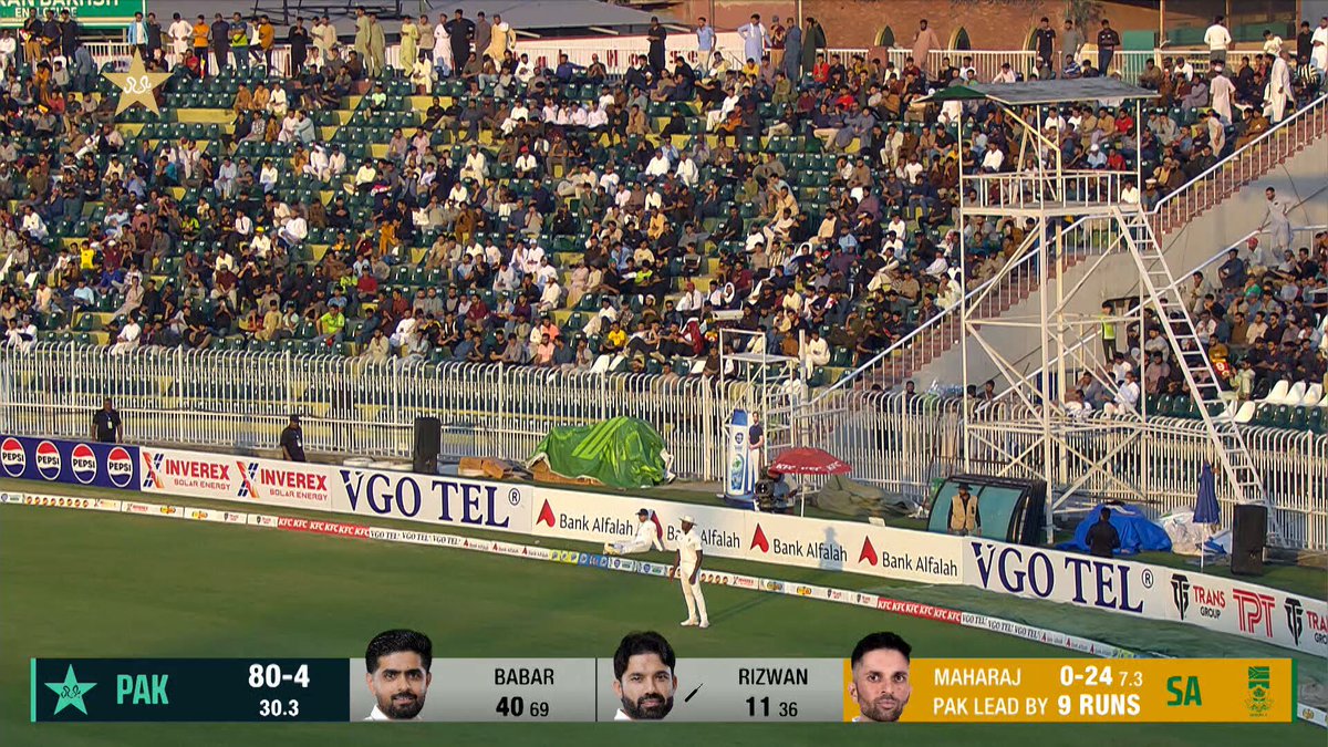 Rabada having fun with Pindi Picture