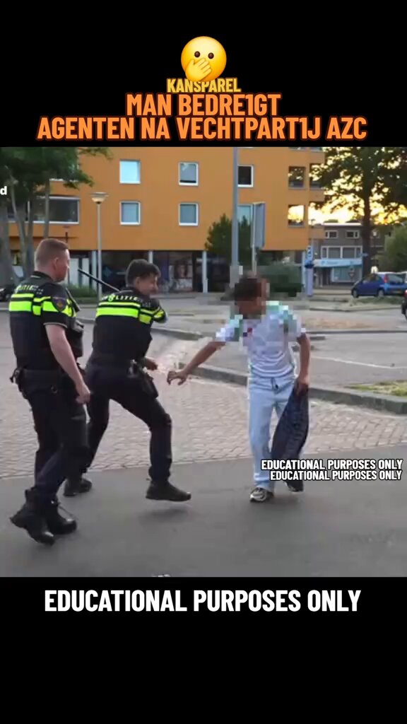 Man bedreigt agenten na matpartij bij AZC-pendelbus in Emmen