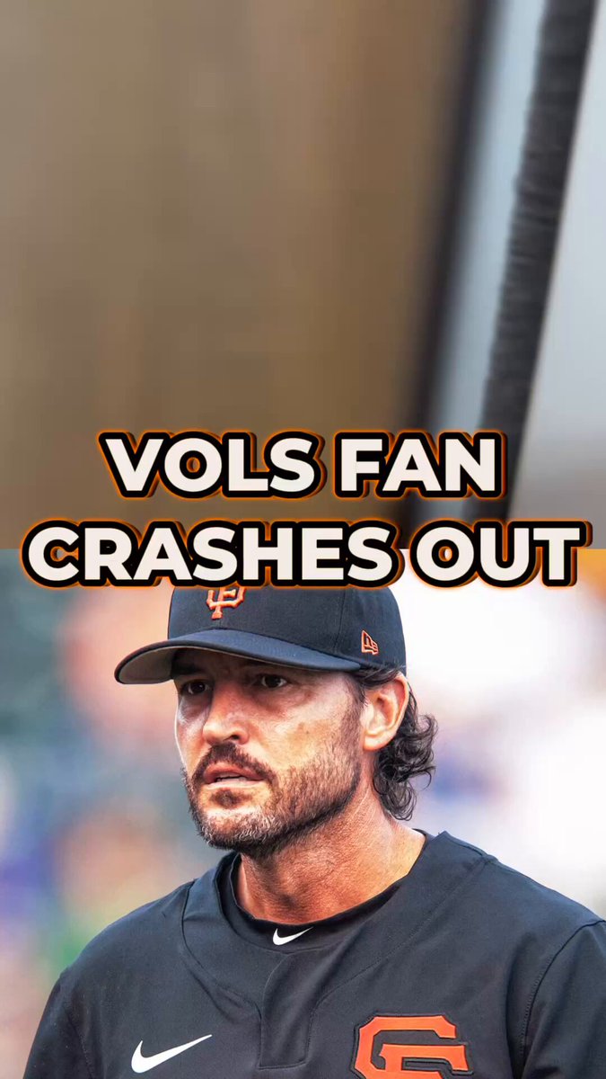 Our resident Vols fan @joeypetersen8 crashed out learning that the San Francisco Giants hired Tony Vitello 