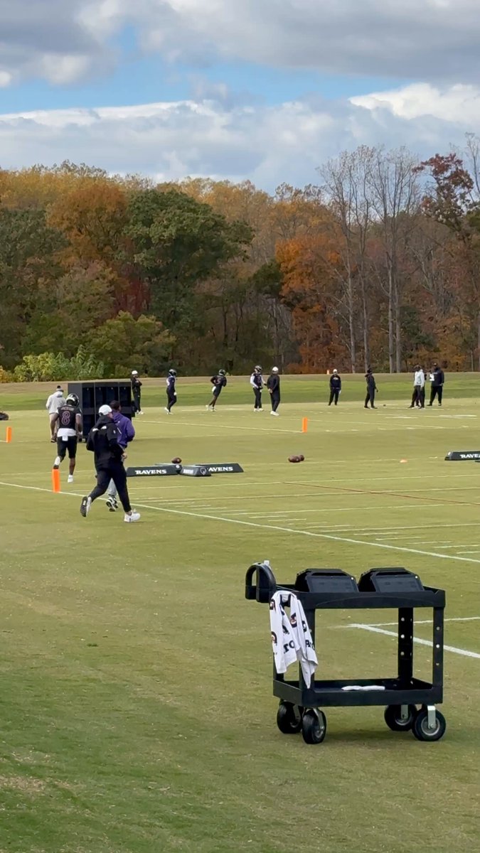 #Ravens QB Lamar Jackson returns to practice Wednesday ahead of Week 8 matchup vs. Chicago Bears. The two-time NFL MVP has missed last two games with a hamstring injury. 