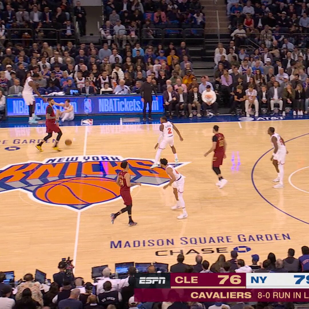 Lonzo Ball throws it up, Larry Nance Jr. throws it DOWN and the Cavs are within 1 🔥

