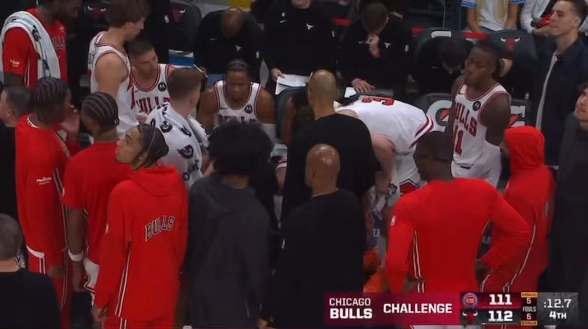 Bulls broadcast doing Doc Brown impressions during a review 😂 