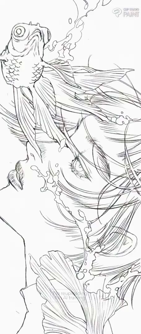 【一点物定価約¥70,000】 原画　イラスト　yue 水彩画　水墨画　Art YUE (@memento1113) / Posts / X