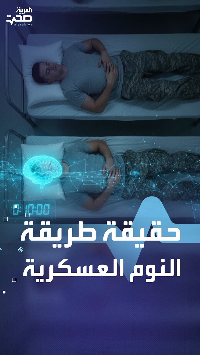 تجربة النوم العسكري خلال دقيقتين.. هل تنطبق على الجميع.. الخبراء يجيبون صحة _صحة 