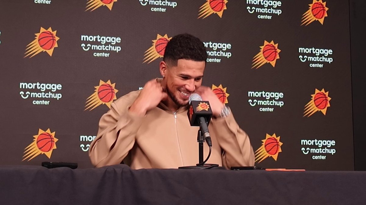 From Wednesday: 

“We started switching a lot. Just trying to pick up the intensity, pick up the effort. It felt like they were way too comfortable in the first half getting everything that they wanted. We understand that they’ll make tough shots with very talented players but just making them a little bit more uncomfortable and I think we did a pretty good job of that”

Devin Booker on 2nd half adjustment in Suns 20-point comeback win over Kings in opener. 

On "nasty" 6 turnovers, five missed FTs: "Just careless with the ball. Losing it. It's unlike me. Just got to lock in." #Suns