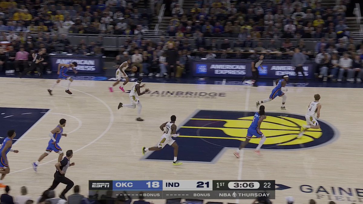 11 points already for Pascal Siakam 😤

Pacers lead by 5 as the 1Q winds down on ESPN! 