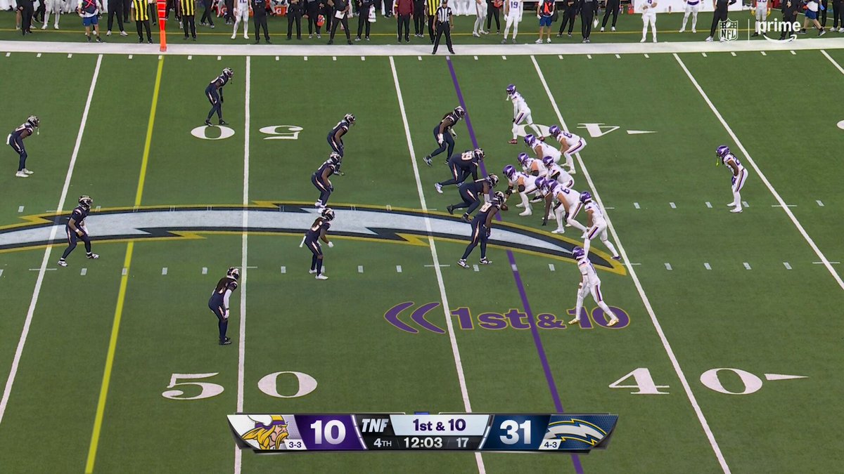 RJ Mickens gets another INT for the @Chargers defense!
MINvsLAC on Prime Video
Also streaming on @NFLPlus