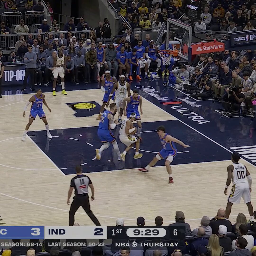 Bennedict Mathurin scored 36 for the @Pacers tonight!

His performance is tied for the 2nd most points by a Pacer in a season opener 👏

Jalen Rose: 43 points (10/30/2001)
Reggie Miller: 36 points (11/3/1989)
Bennedict Mathurin: 36 points (10/23/2025) 