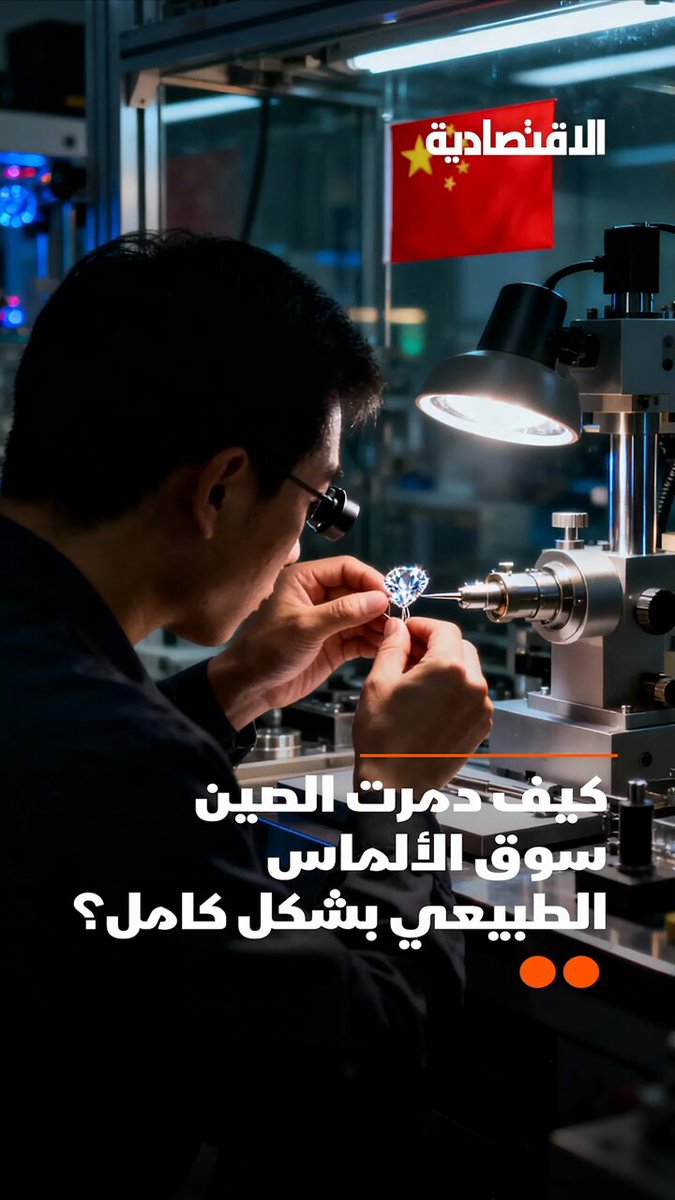 كيف دمرت الصين سوق الألماس الطبيعي بشكل كامل، وأنهت الأسطورة التي تقول "الألماس نادر ومستمر للأبد"؟ .. التفاصيل في تقرير الاقتصادية 
