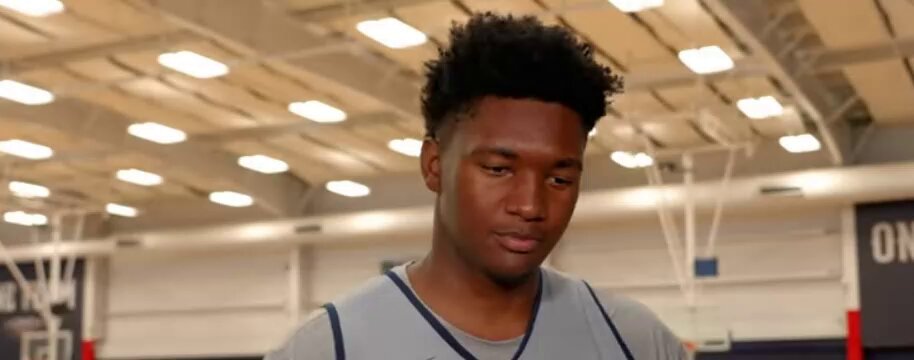 Pelicans' Derik Queen on facing Victor Wembanyama, pretty much says just be physical with him... #nba #porvida #sanantonio  (via Pelicans)