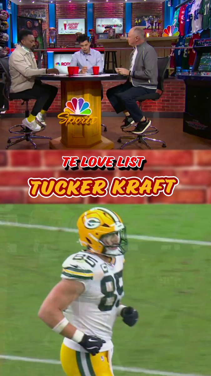Tucker Kraft is on the Week 8 LOVE list. And we'll get to see him do it in person! #FFHappyHour