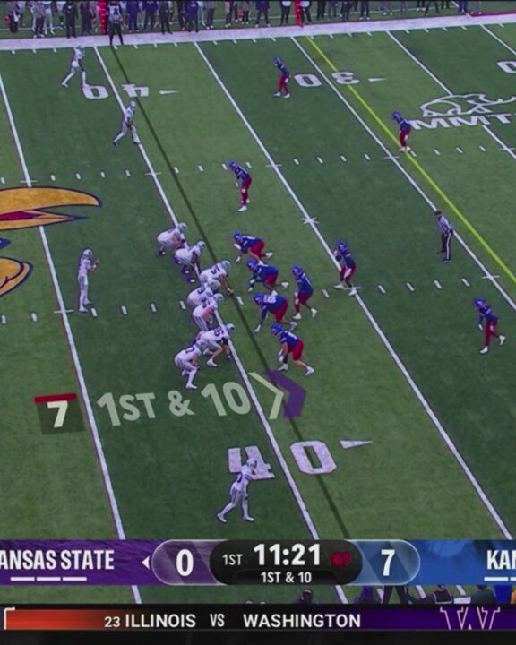 AVERY JOHNSON WAS A FLAMETHROWER IN THE SUNFLOWER SHOWDOWN 🔥
The @KStateFB QB had 4 TDs (2 Passing, 2 Rush) to go along with 231 yds in the Wildcats’ rout of their rival Kansas 👏