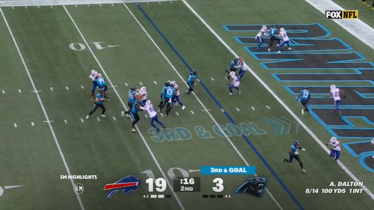 Andy Dalton, with all his NFL experience, taking that sack with no timeouts is stunning.