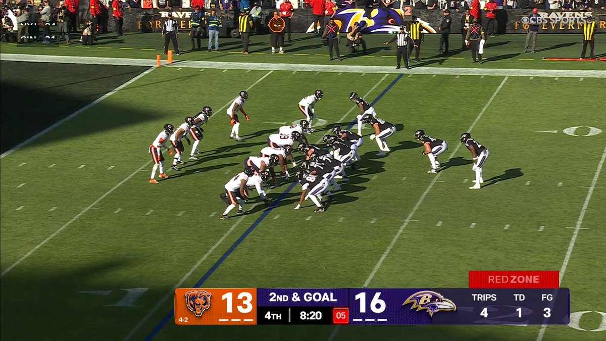 The Ravens take a 10-point lead after taking advantage of the INT and are in position to potentially upset the Bears 🍿 