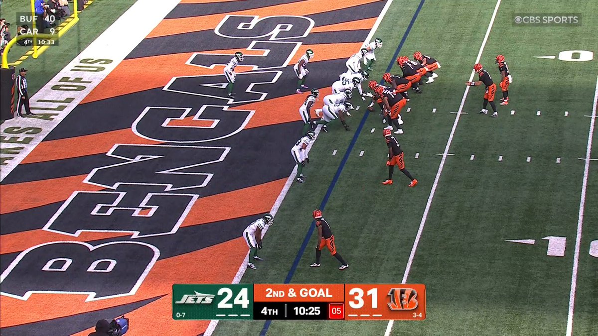 ANOTHER ROUND FOR CHASE BROWN
📺: #NYJvsCIN on CBS/Paramount+