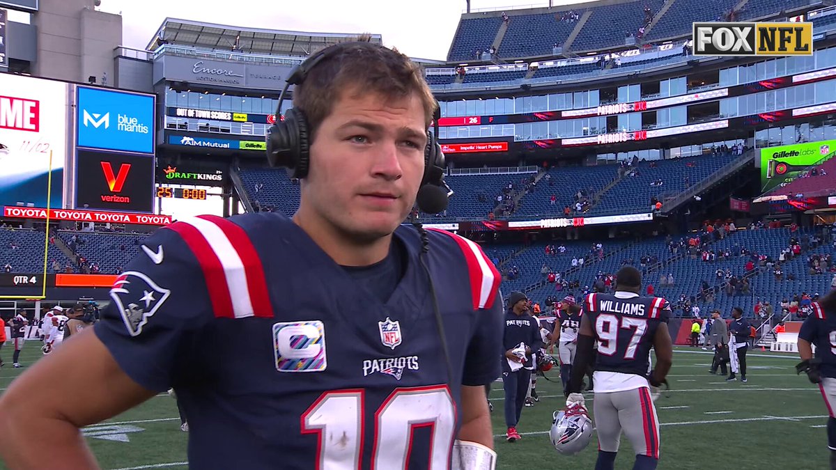 "We love each other, we love playing for each other." 😎
@DrakeMaye2 spoke with our guys about the @Patriots dominant win over the Browns.