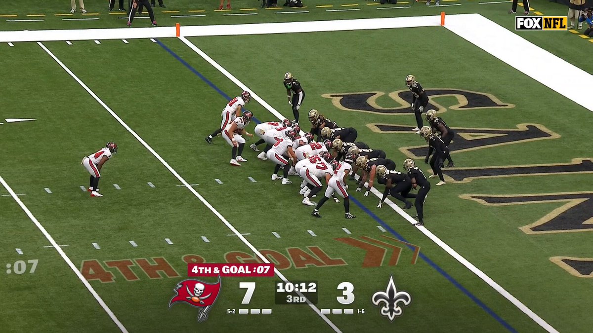 Sean Tucker powers it in for the Bucs TD on 4th down 💪

TBvsNO on FOX/FOX One
 