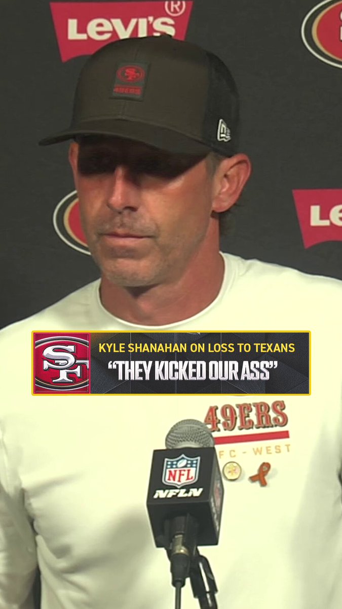 49ers HC Kyle Shanahan didn't hold back after his team's loss to the Texans today.