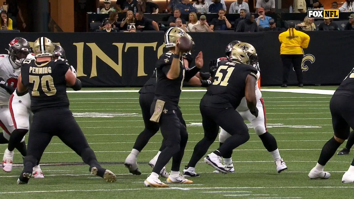 "Tyler Shough is picked off."

The INT:


