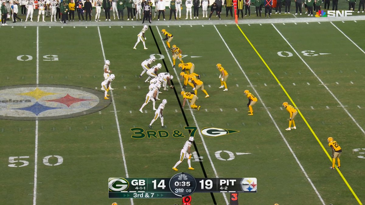 Jordan Love goes DEEP to Christian Watson on 3rd down
GBvsPIT on NBC
Stream on @NFLPlus + Peacock