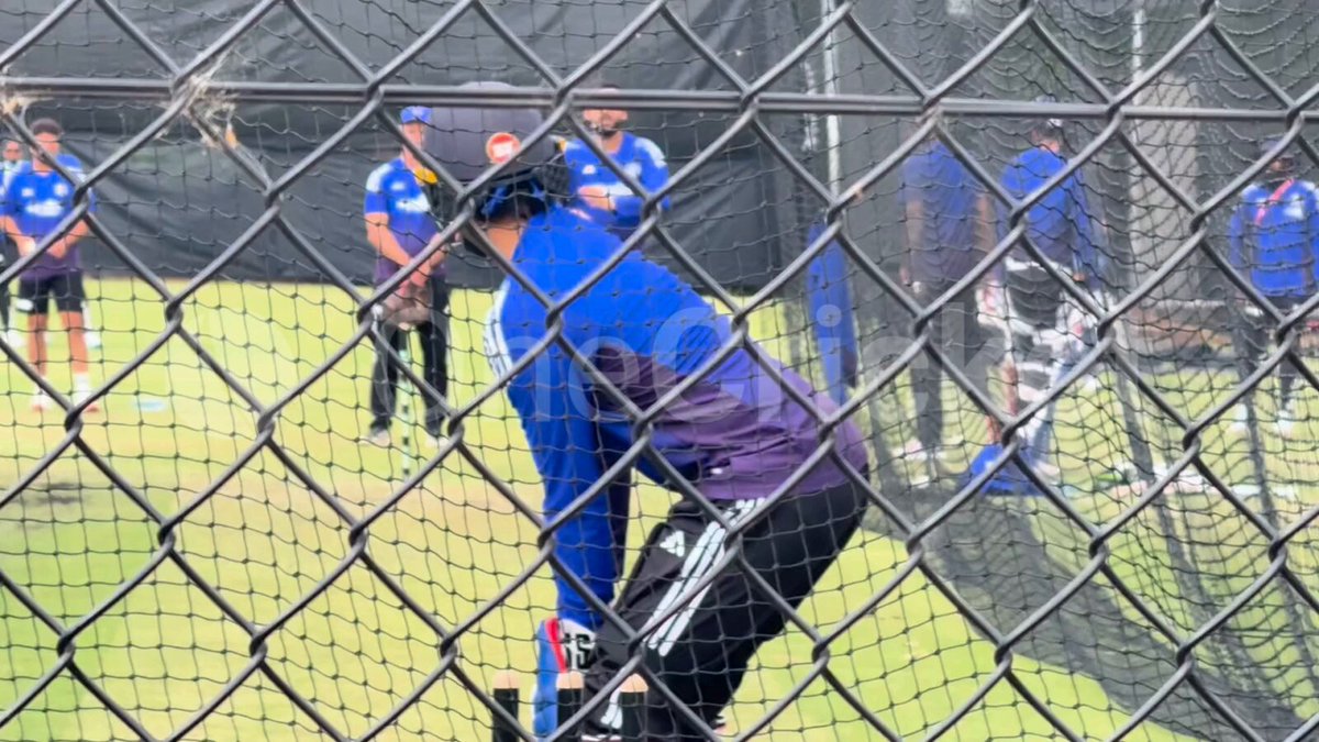 Abhishek Sharma during the Practice Picture
