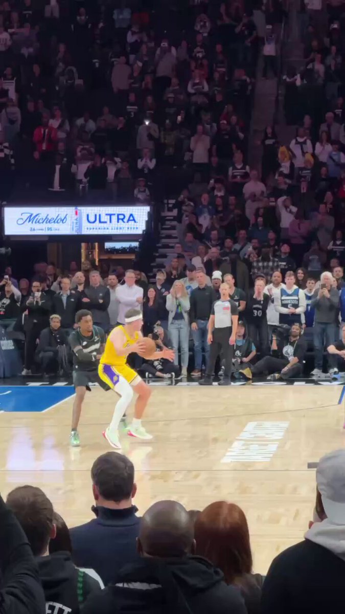 POV: You're in the arena when Austin Reaves hits the @TISSOT BUZZER-BEATER 🚨🔥
