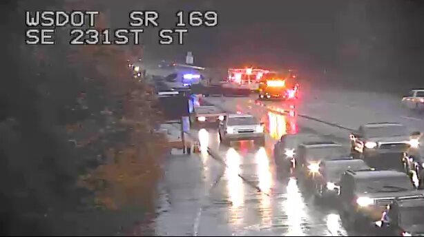 Noticias de transporte de Seattle 8 CLARO: Esta colisión en SB SR 169 ha