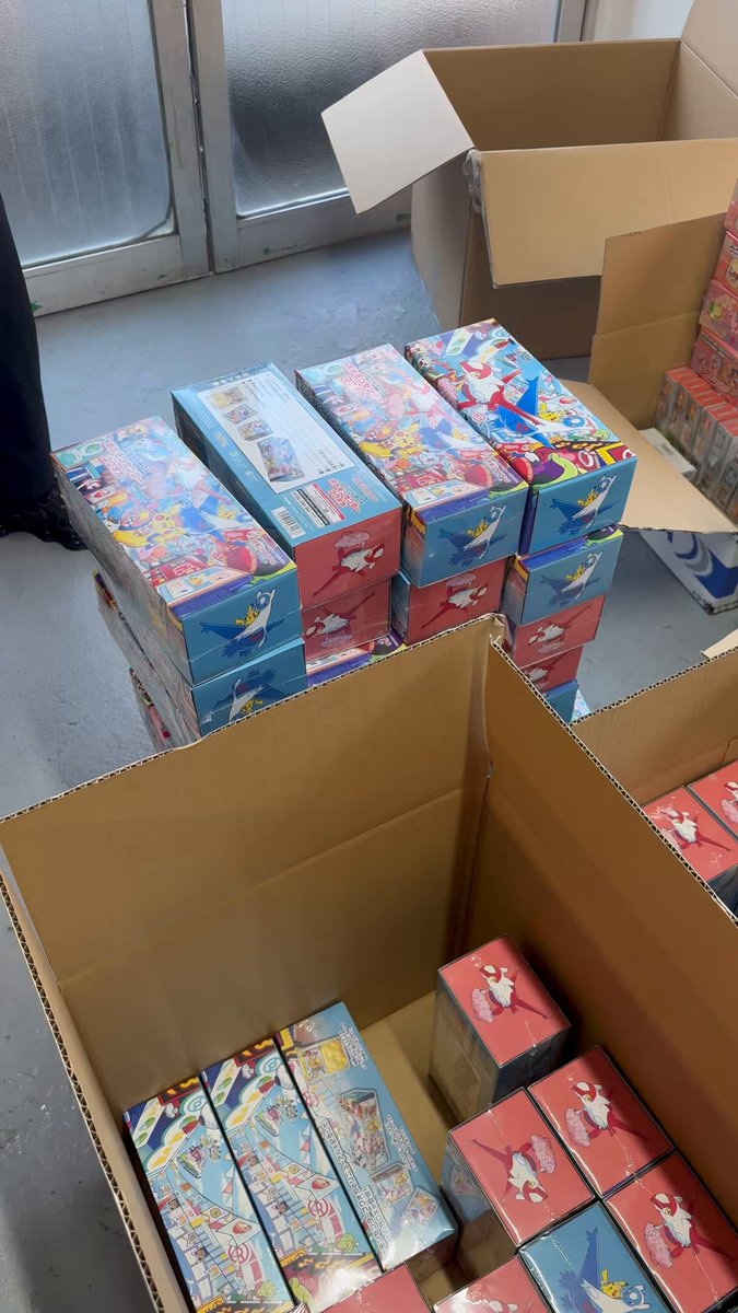 ⚠️【注意喚起】⚠️ 本日、再シュリンク品のBOX が届きました