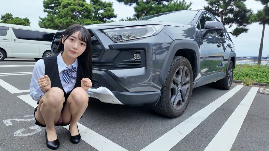 車の方もちゃんと見てくださいね｜あい 中古車ディーラーOL（@naisyodayo_ai）パンチラ動画まとめ