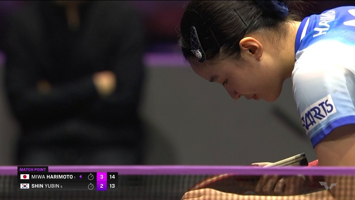 エポック ワン【張本美和】さすがの対応力で逆転勝利（24.11.17