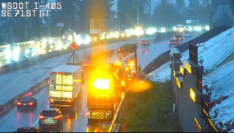 업데이트: 렌튼의 NE 44번가 남쪽 북쪽 방향 I-405에 대한 이 작업의 시각 자료는