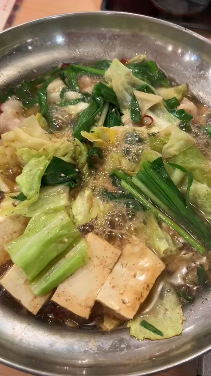 勝ったので牛もつ鍋です🫰 #川崎ブレイブサンダース