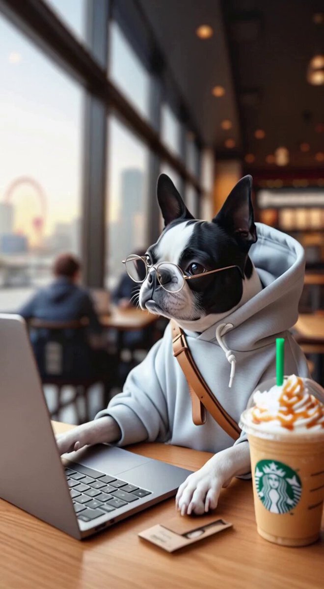 おはようございます☀ 今日は気分を変えて朝からスタバ⁈にてXを更新中