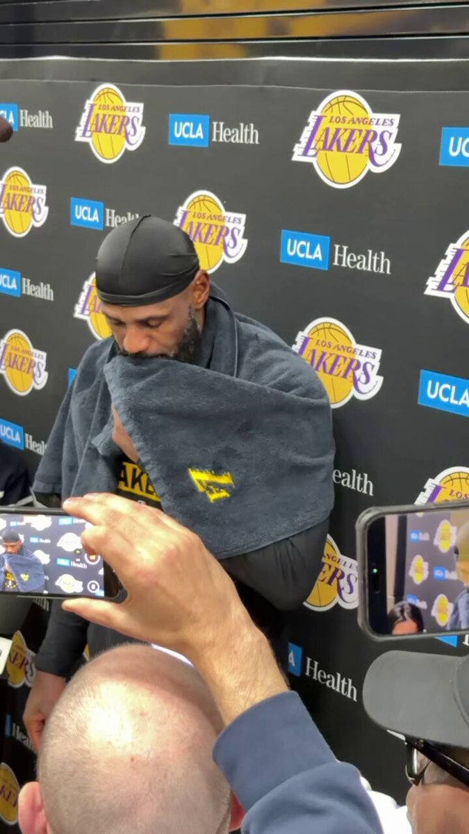 "It feels good to be out here with the guys."

- @KingJames  