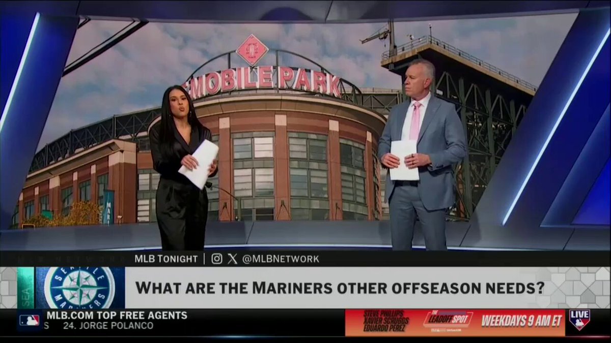 Astros: CF, SP
Mariners: ???
Rangers: SP, RP
Athletics: ???
Angels: SP

@TheMayorsOffice looks at top offseason needs throughout the AL West. #MLBTonight 