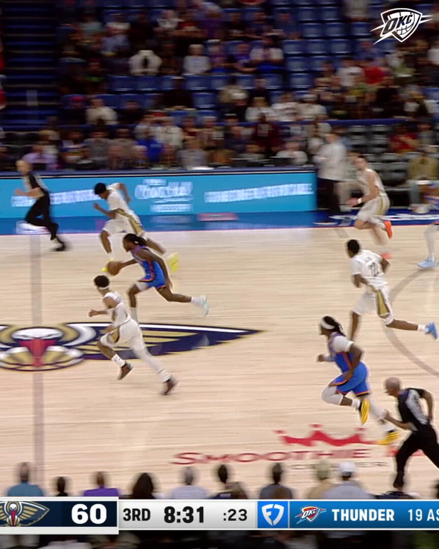 Come for the and-1, stay for the hyped bench reaction 🤝 