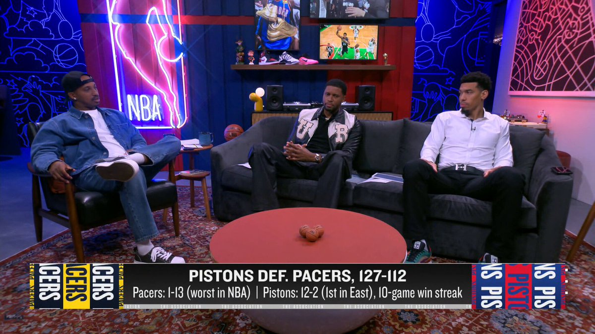 10 STRAIGHT WINS 🔥

The Detroit Pistons have won 10 in a row for the first time since the 2007-08 season!

@Dgreen_14, @Christiancrosby, and @RudyGay break down their historic run on The Association.

Can the Pistons stay atop the East? 🤔 