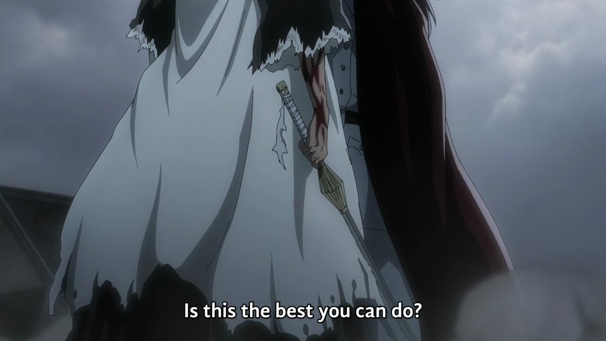 OLD MAN YAMA WITH THE CRAZY ENTRANCE🔥 #BLEACHxRON