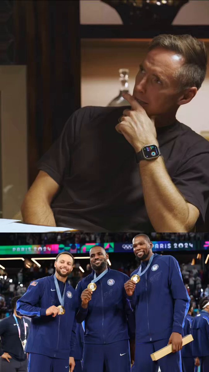 LeBron says the Avengers will NOT return for the 2028 Olympics: “I will be watching from Cabo” 💔

Steph also says “he highly doubts” he will be on the team 😔

(via @mindthegamepod) 