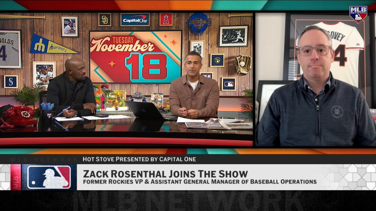 What does free agency look like for a Major League front office?

Former Rockies VP & Assistant GM Zack Rosenthal joins #MLBNHotStove to share insight into the process. 
