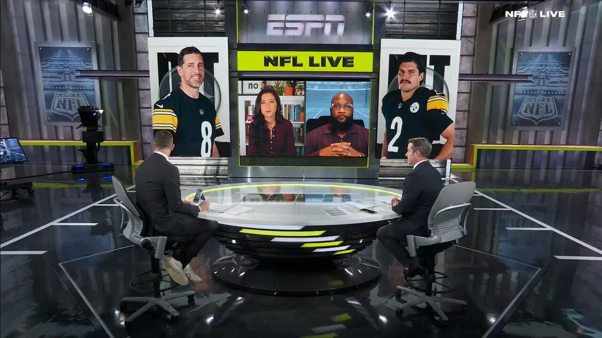 "The offense won't take a step back for a game or two with Mason Rudolph."
 
@danorlovsky7 explains why the Steelers are still on track to win the division even without Aaron Rodgers 👀 