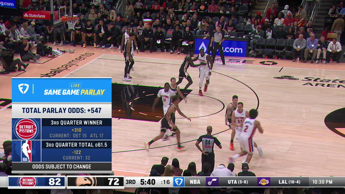 Cade Cunningham for Detroit tonight so far:

16 PTS I 10 AST I 6 REB I 2 STL

@DetroitPistons in control in the 3Q! 