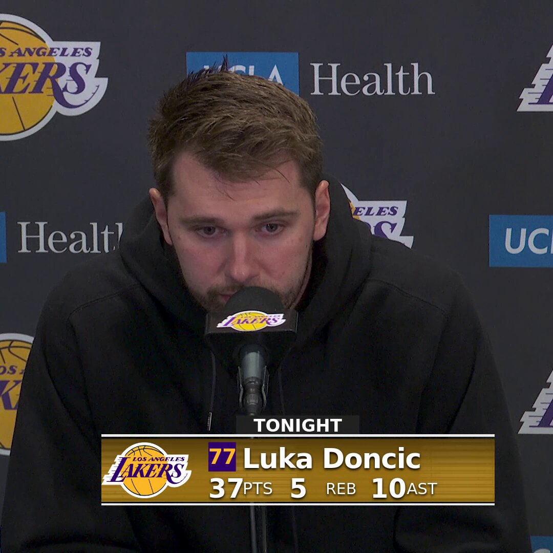 "Sharing the floor with him is special."

Luka Dončić on playing alongside @KingJames!  