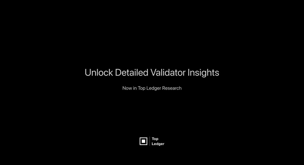 Unlock Detailed Validator Insights with Top Ledger